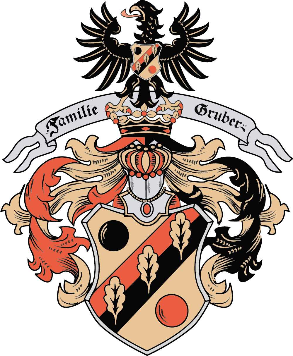 Gruber family crest